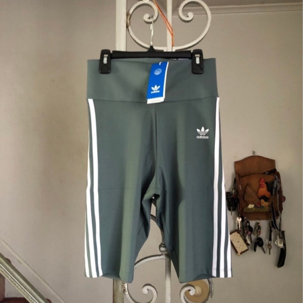 Adidas Green Short Tights